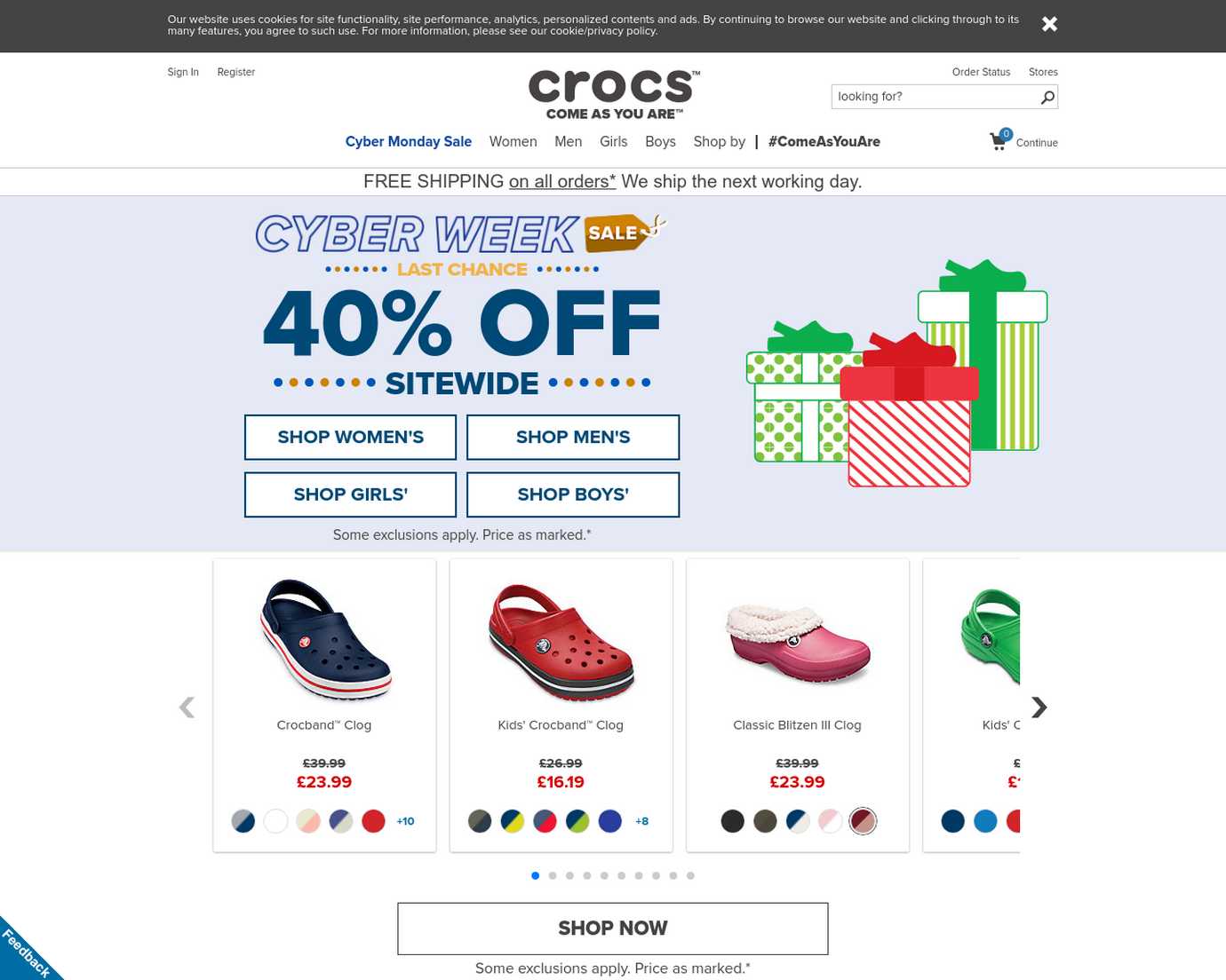crocs coupons